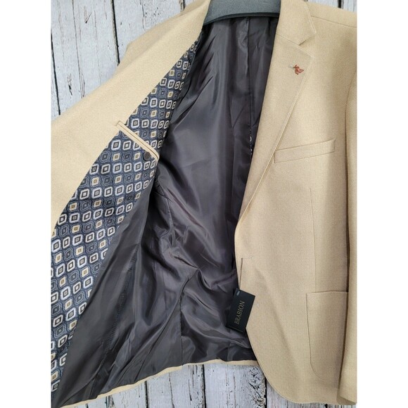 GC Men's Sz 56 MCR Moda Crise Textured Blazer Sport Coat in Mustard Tan NEW $400 - Picture 5 of 12